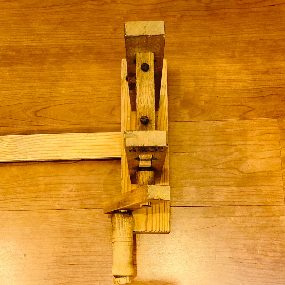 綿繰機 アンティーク　手仕事