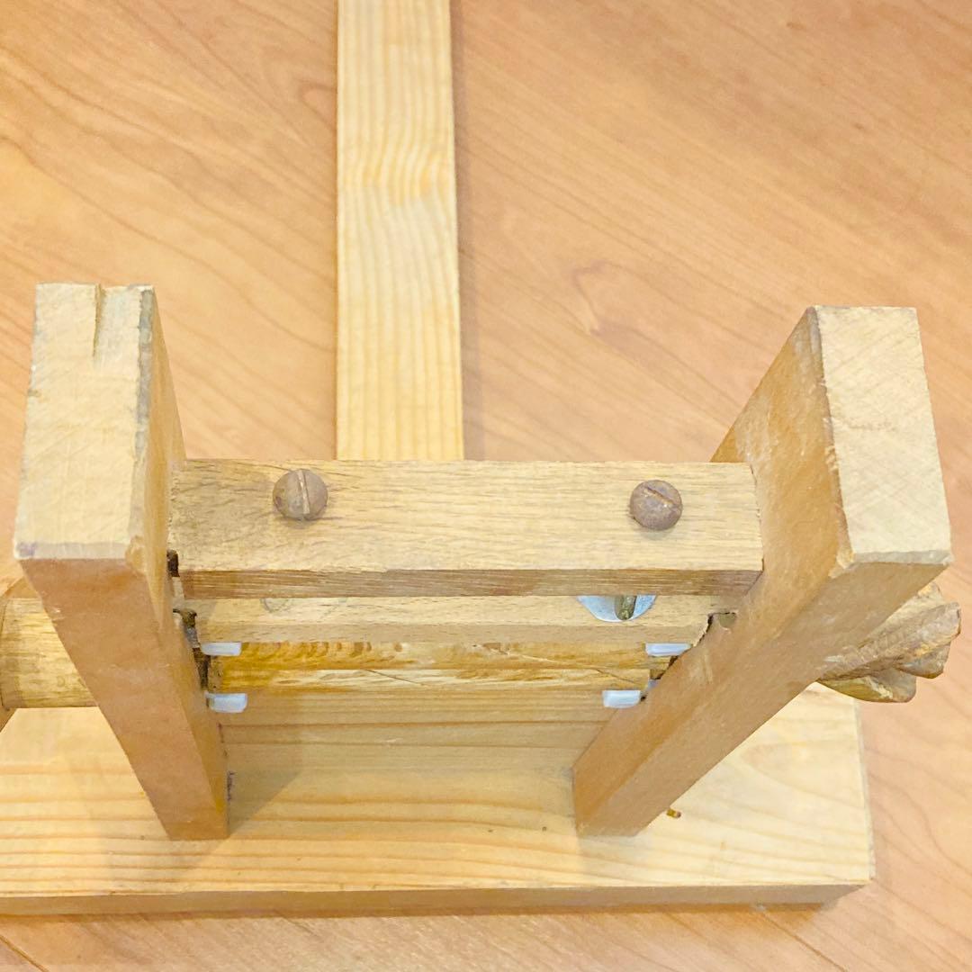 綿繰機 アンティーク　手仕事