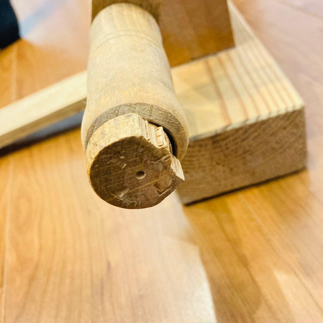 綿繰機 アンティーク　手仕事