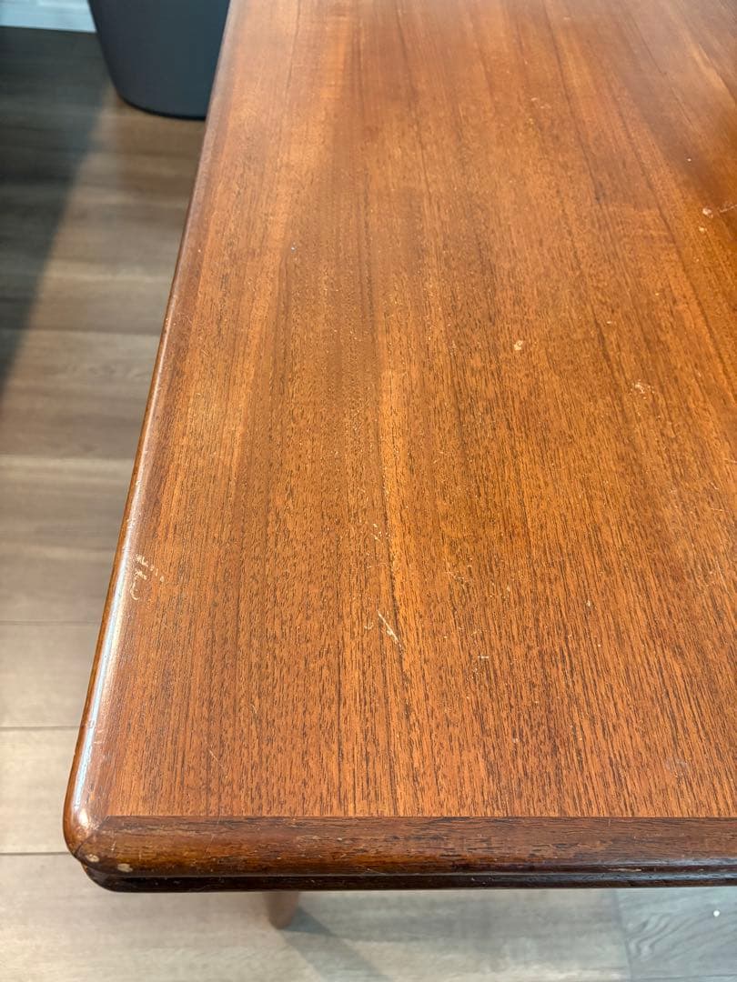 北欧 デンマーク エクステンションテーブル チーク材