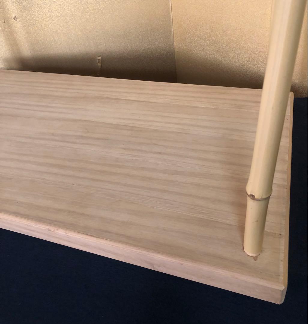 《R》茶道具 桐木地 竹台子 組立式 元箱　260116き4