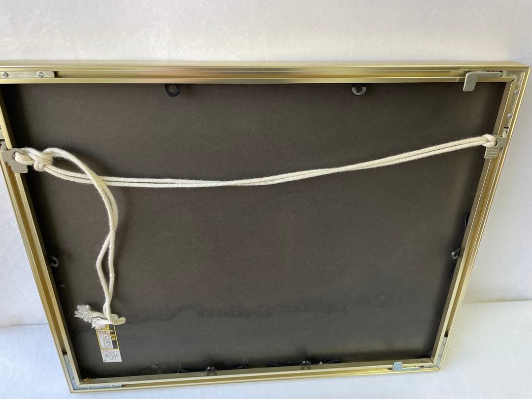 洋画　西洋画　色紙　額入　紙箱　直筆　画題　夏清　京都市立芸術大学