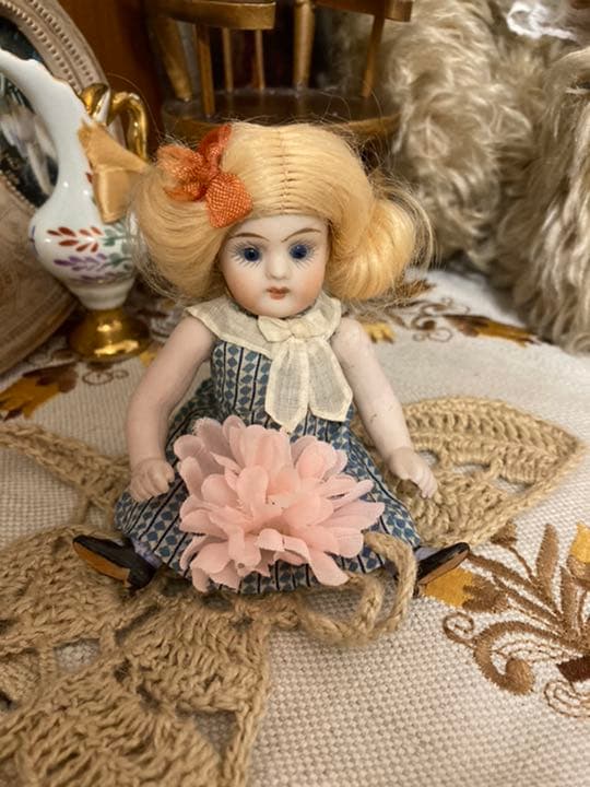 ご専用❇︎アンティークミニョネット✳︎オールビスクドール