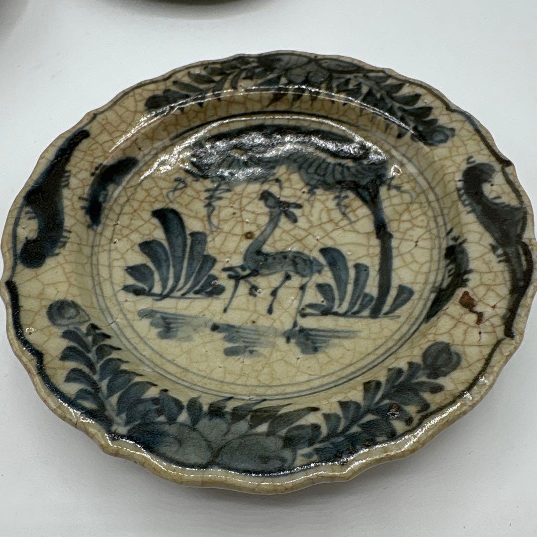 盆栽鉢 超希少時代ミニ盆栽鉢鶏血辰砂支那鉢？和鉢〜亭古色古鉢骨董鉢