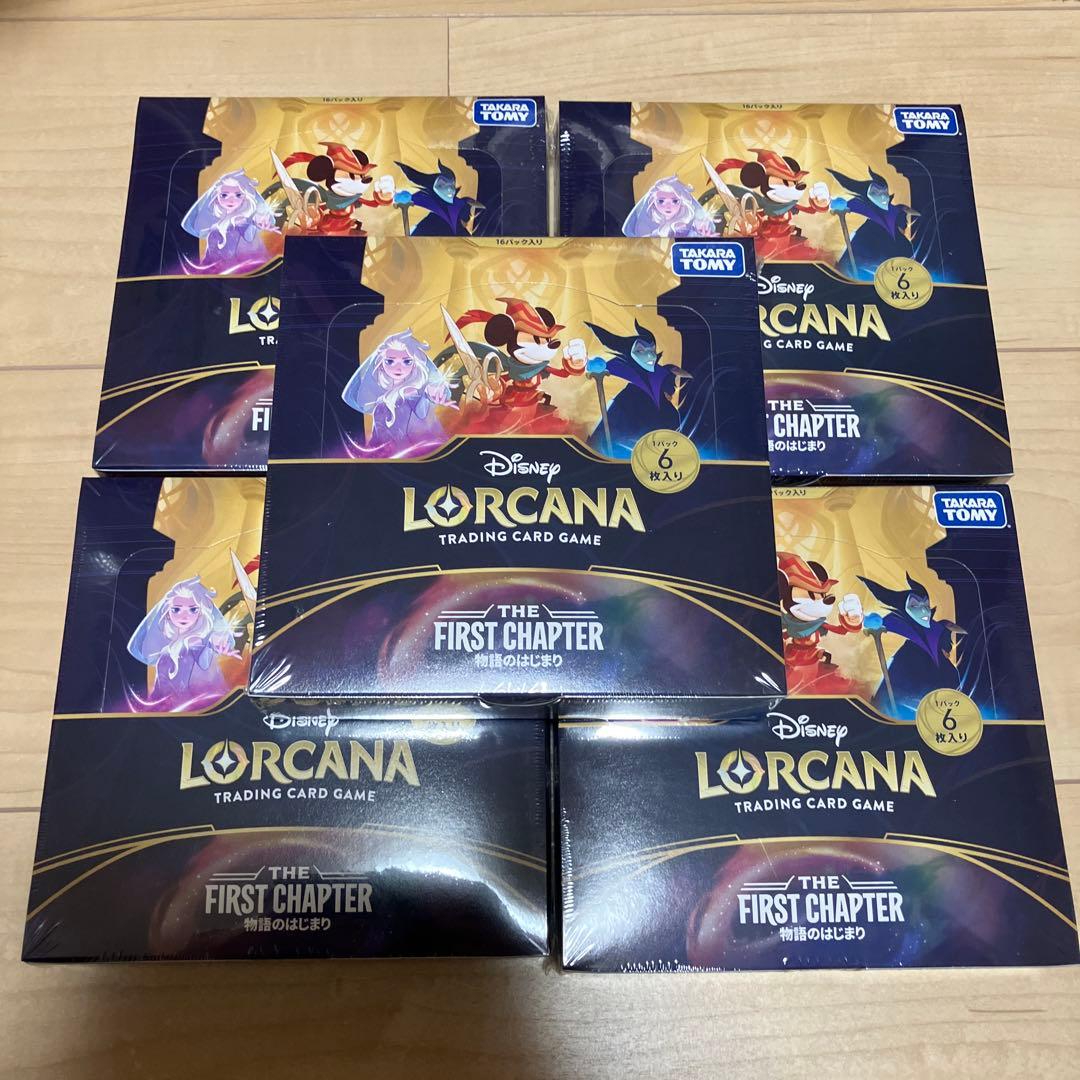 Disney ロルカナ 5BOX 物語のはじまり シュリンク付き未開封