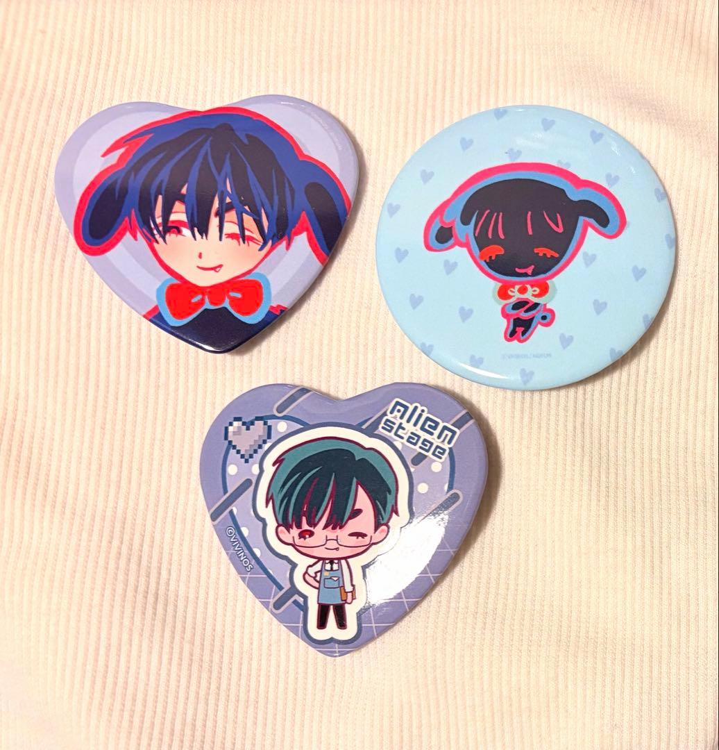 イヴァン エイリアンステージ 异形舞台 ALNST 缶バッジ ibanny 兎