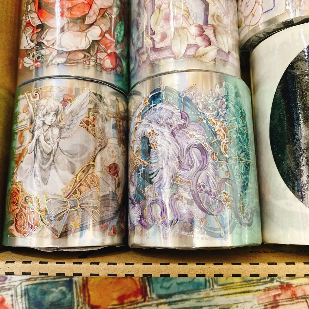 海外マスキングテープ巻売りまとめ売り ゴシックセット② 人物マスキングテープ