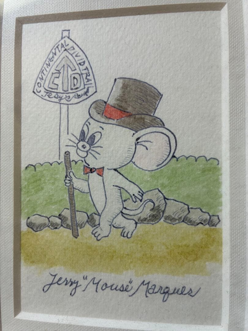 ジェリー鵜飼　ジェリーマルケス　直筆画　アート　絵