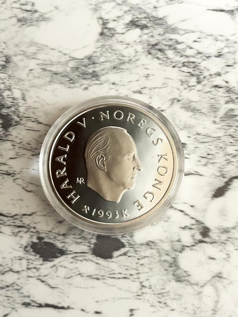 未開封】1994年リレハンメル冬季オリンピック 記念銀貨4枚セット No.6