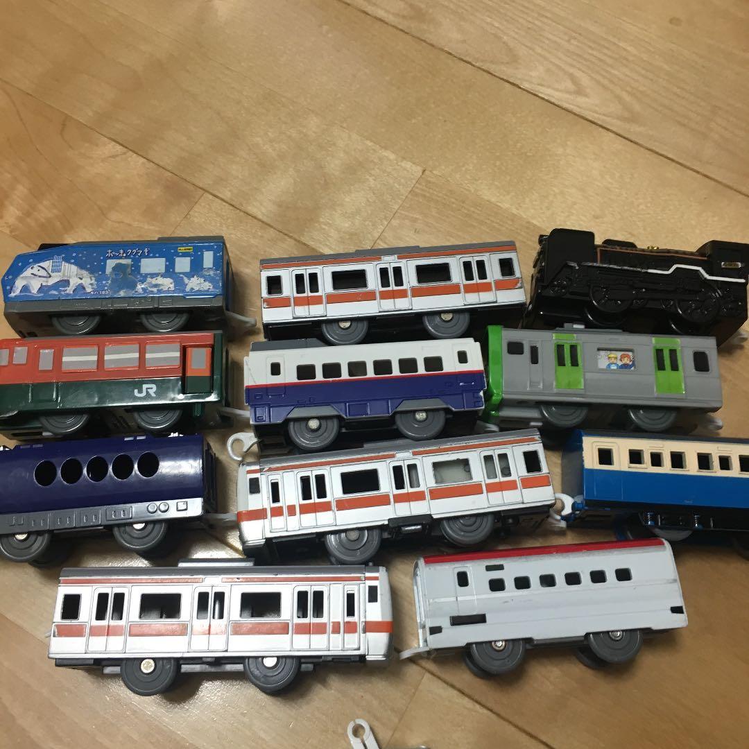 ぱっぱぱ様 レールと同封 プラレール 電車 30点 ジャンク品含め
