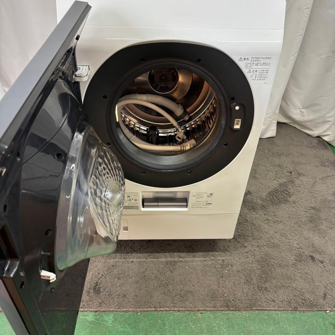 77❤️ ドラム式洗濯機 11キロ SHARP 左開き 安い 中古 綺麗 設置無料