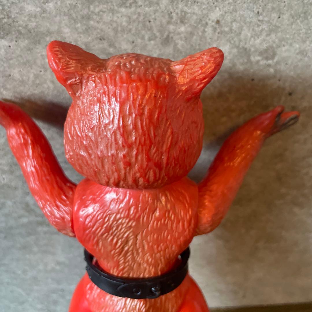 週末削除旧バンダイ当時物仮面ライダー怪人ムササビードルソフビ落書きなし刻印あり