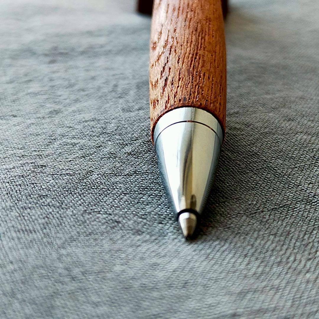 伊勢神宮 欅 ハンドメイド 木軸ボールペン G2 天然木 シルバー