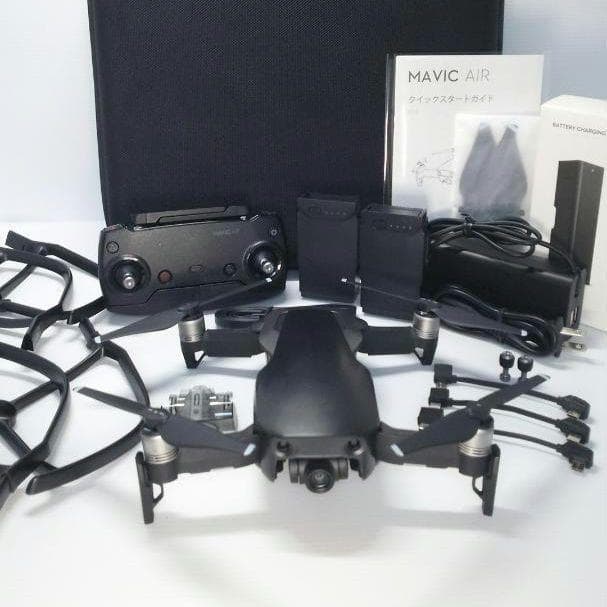 ドローン DJI MAVIC AIR (黒）ケース付きセット - メルカリ
