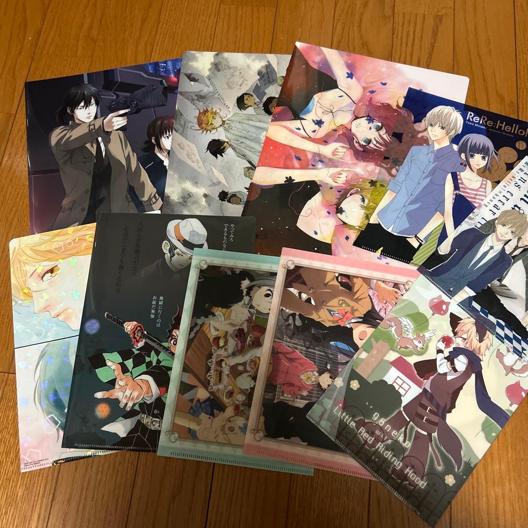 アニメ クリアファイル まとめ売り - メルカリ