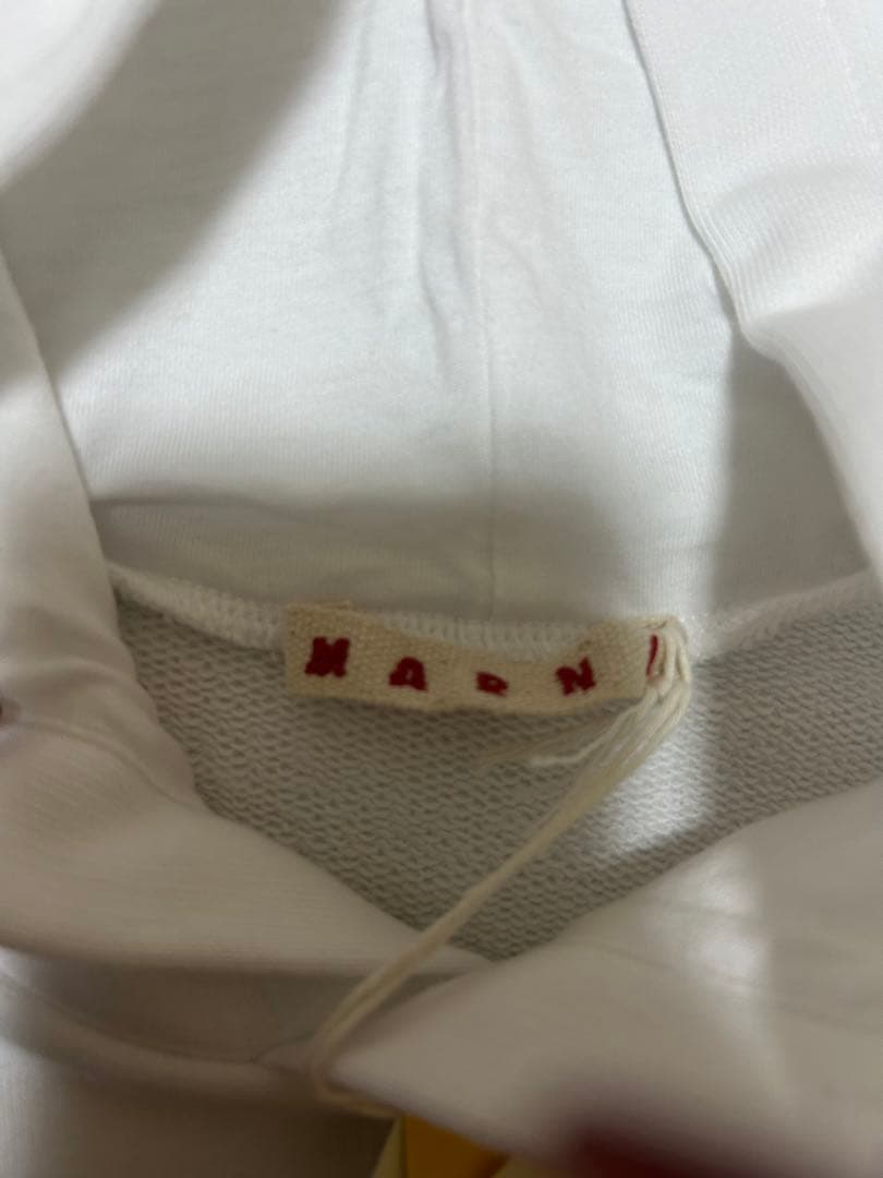 MARNI ホワイト ロゴトレーナー　14y