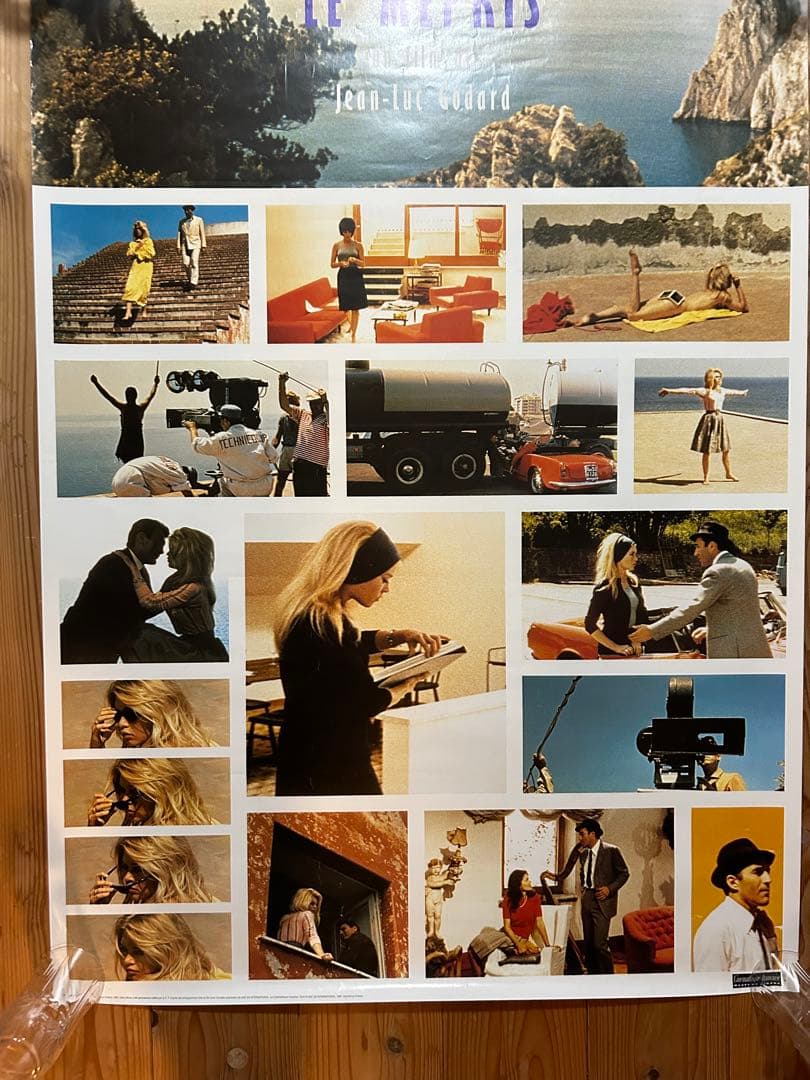 ジャン　リュック　ゴダールのポスター貴重　アニエスベー