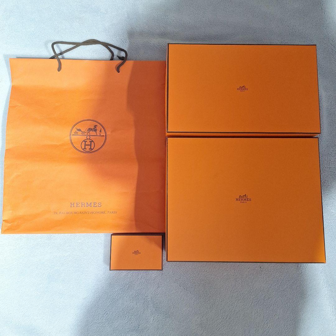 HERMES】エルメス 紙袋 空箱 紐 セット