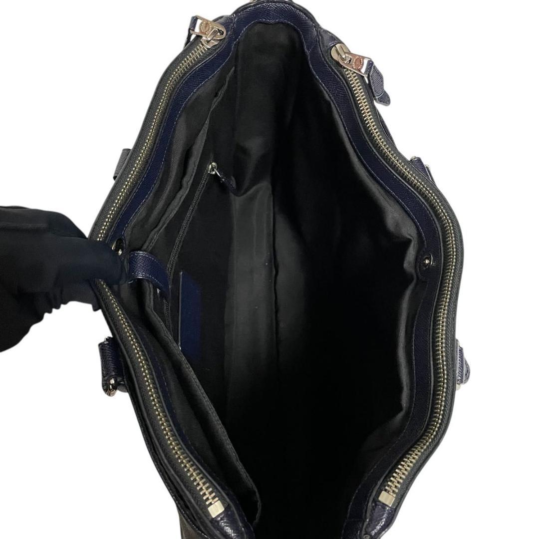 ✨良品✨COACH メトロポリタン 2way ブリーフケース ネイビー 斜め掛け