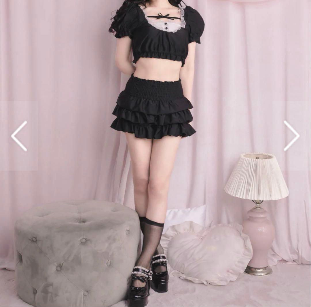 pium 水着 ドーリーフリルセパレートスイムウェア