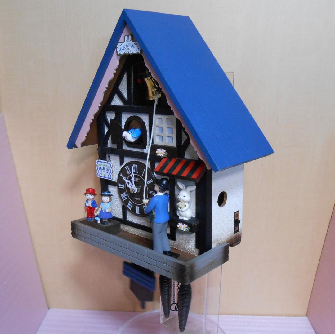 鳩時計　メルヘンハウス QP-533-4