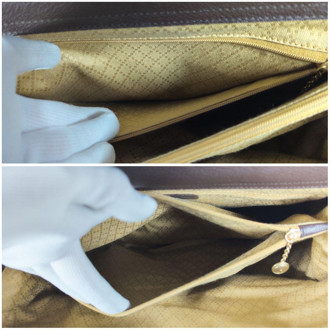 GUCCI グッチ バンブー 2way ハンドバッグ スエード こげ茶 オールド