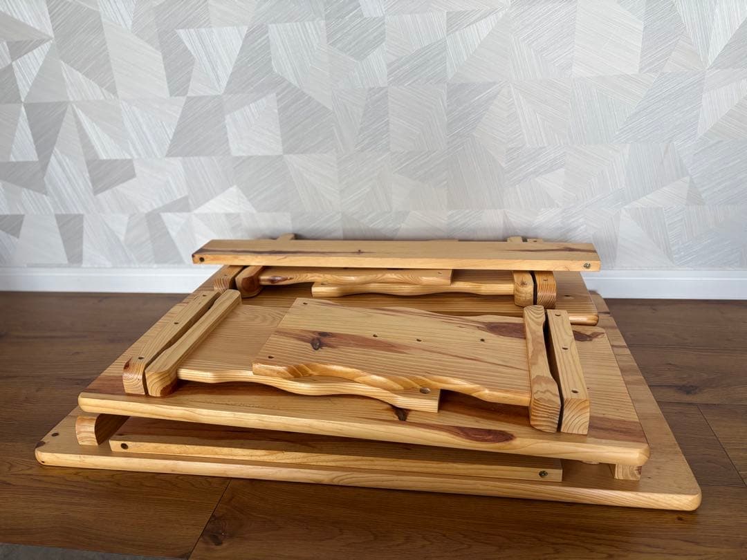 パイン材　ダイニングセット 家具 3点セット テーブル ベンチ