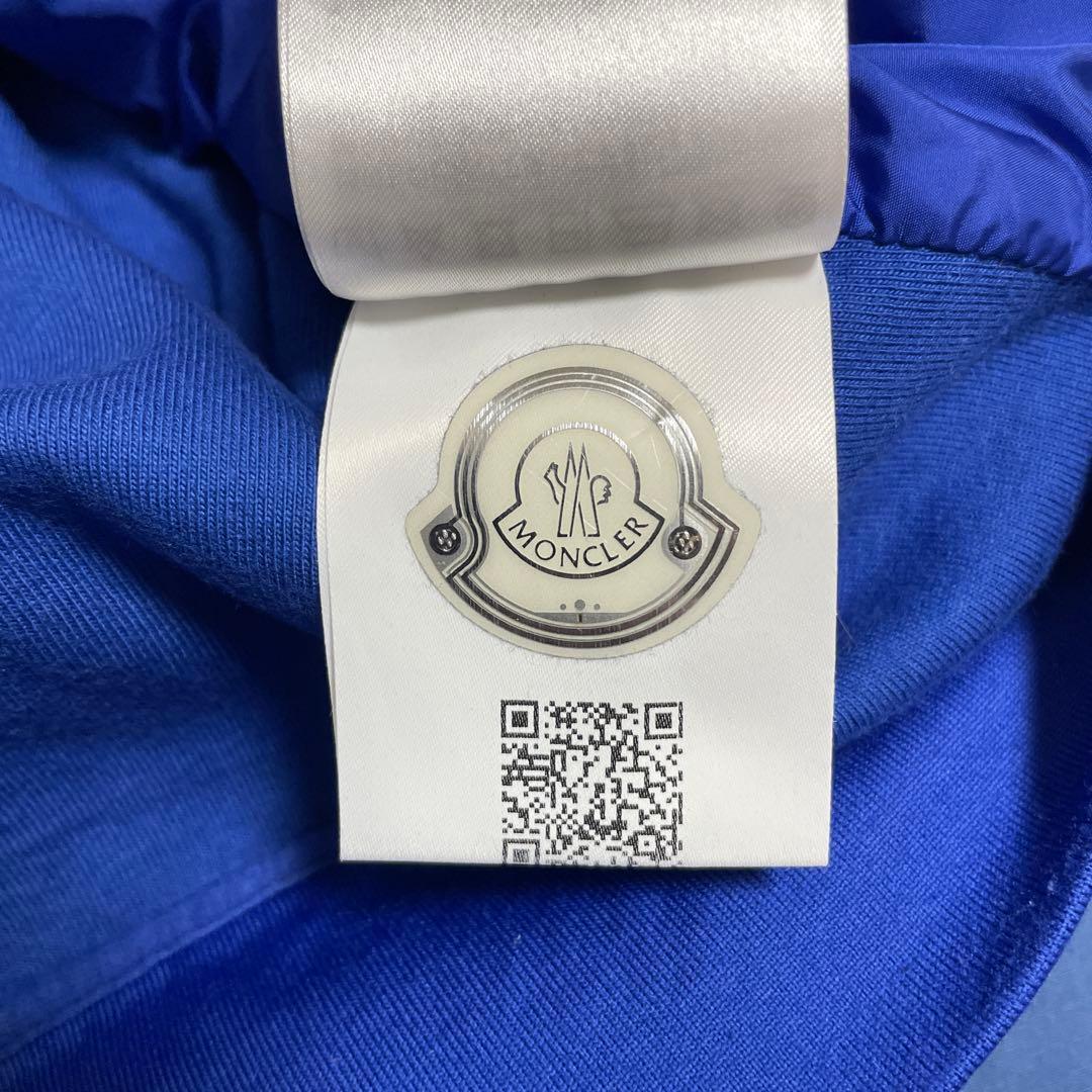 モンクレール　ジップアップパーカー　パーカー　XLサイズ　ブルー