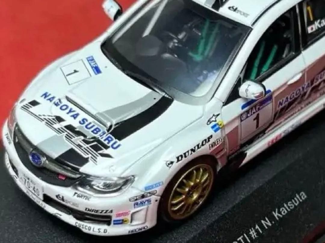 インプレッサWRX STI 勝田範彦1/43 ラック仕様限定版