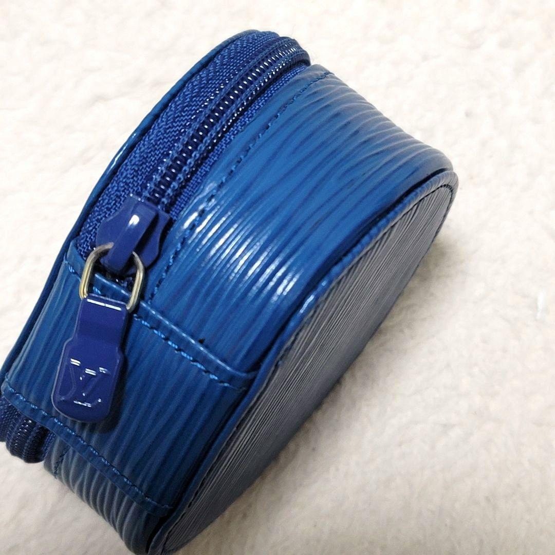 極美品 ルイヴィトン エピ レザー マルチケース ジュエリーケース ブルー系