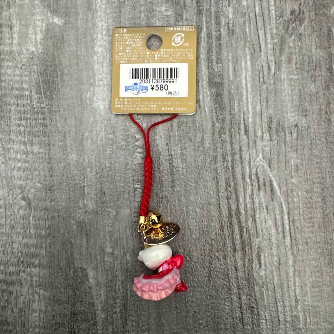 ハローキティ　ご当地　USJ ユニバーサルスタジオジャパン　根付け　ストラップ