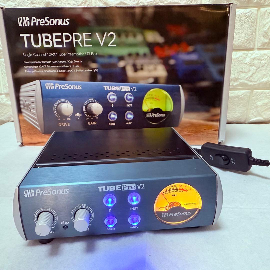 【極美品】PreSonus TubePre V2 真空管マイクプリアンプ