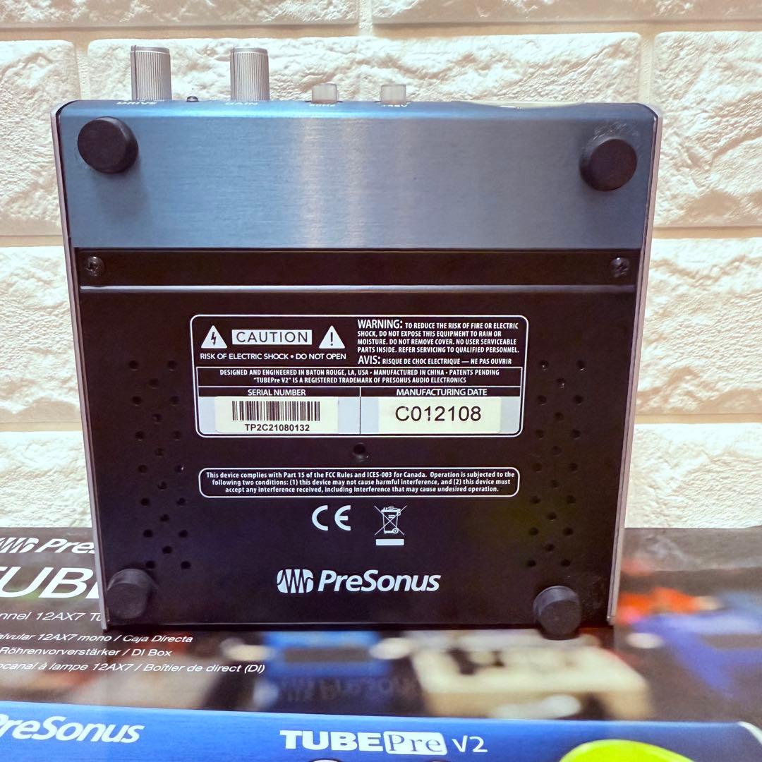 【極美品】PreSonus TubePre V2 真空管マイクプリアンプ