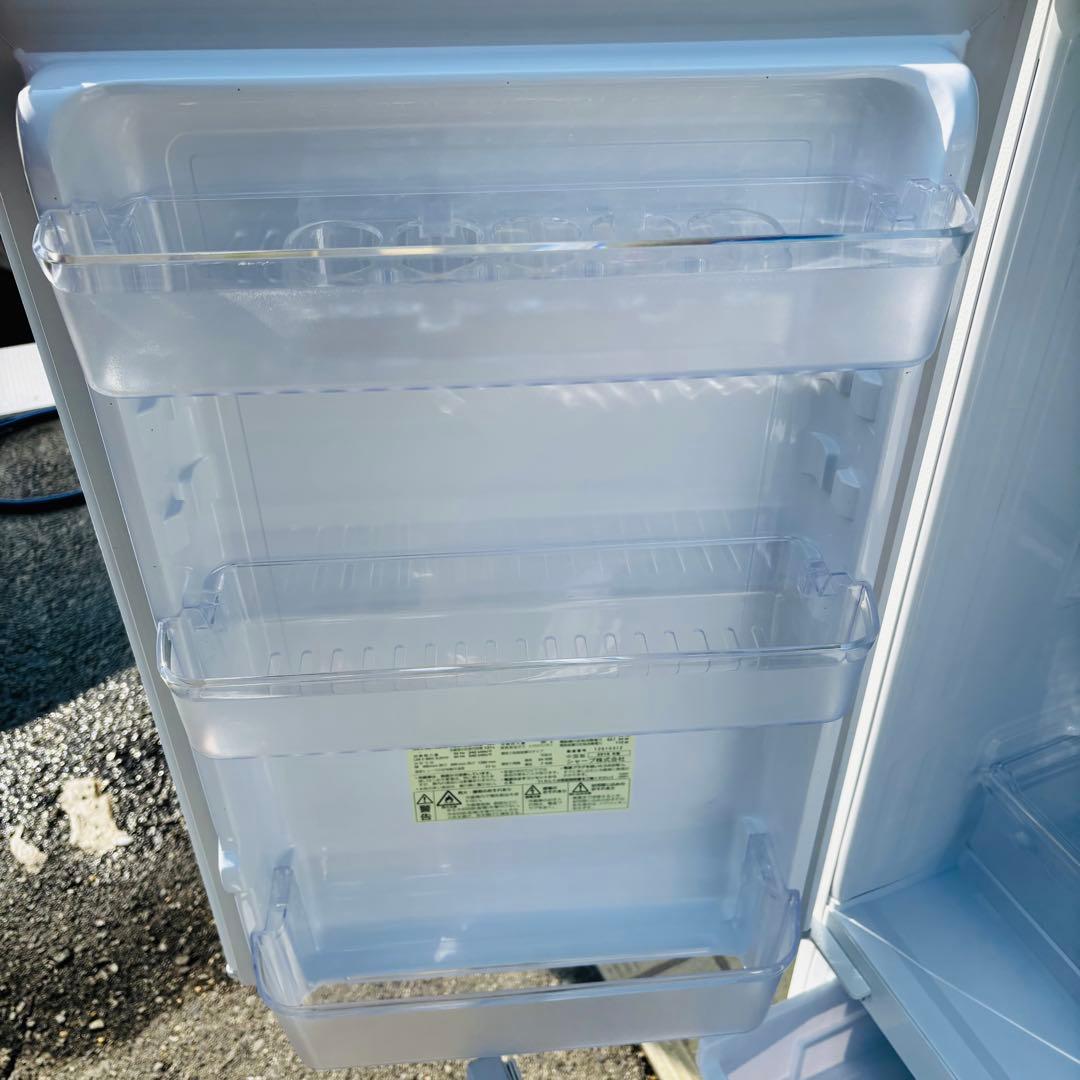 SHARP 167L 冷凍冷蔵庫 SJ-17E6-KW 2018年製