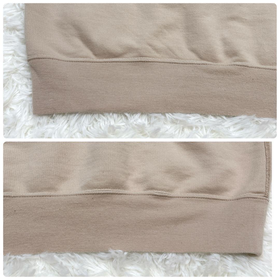 オーラリー AURALEE コットン パーカー ベージュサイズ1 オーバーサイズ