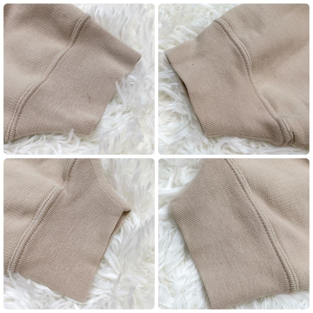 オーラリー AURALEE コットン パーカー ベージュサイズ1 オーバーサイズ