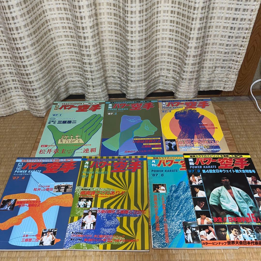 28冊 月刊パワー空手 昭和50〜60年代 大山倍達 極真カラテ 雑誌 月刊誌