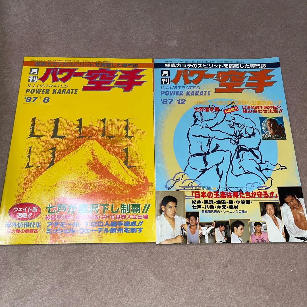 28冊 月刊パワー空手 昭和50〜60年代 大山倍達 極真カラテ 雑誌 月刊誌