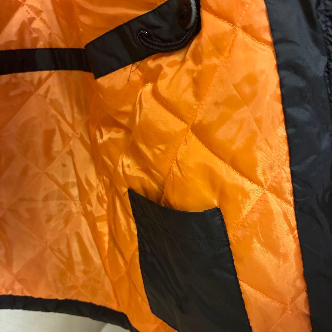 ANTI HERO ブラック/オレンジ ナイロン ジャケット XL