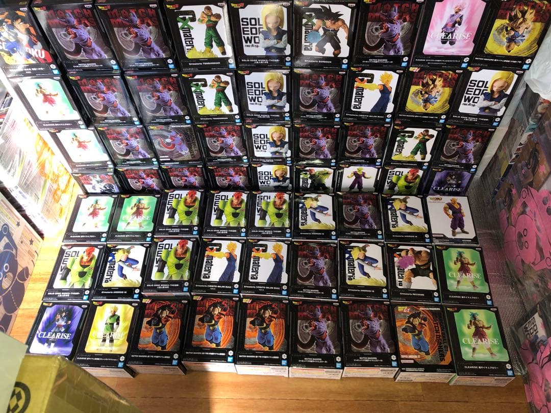 ドラゴンボール　フィギュア　ジャネンバ　ブロリー　16号　18号　出陣　63個