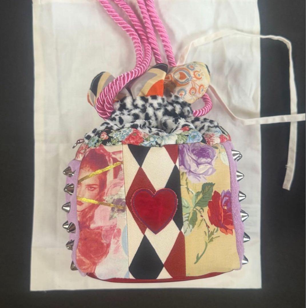 SAKU 巾着ショルダー アッシュペーフランス H.P FRANCE