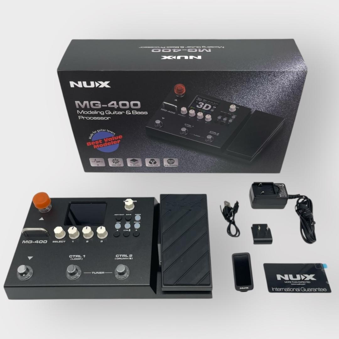 NUX ニューエックス MG-400 マルチエフェクター NUX（ニューエックス）から「MG-400」が発売！