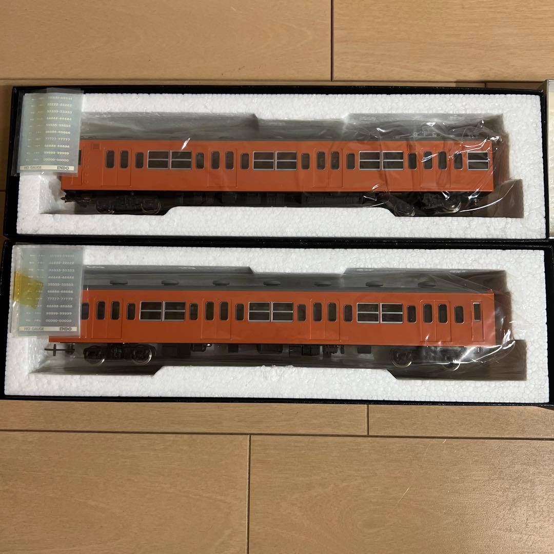 鉄道模型 HOゲージ エンドウ クハ105 クモハ105 可部線色 2両セット
