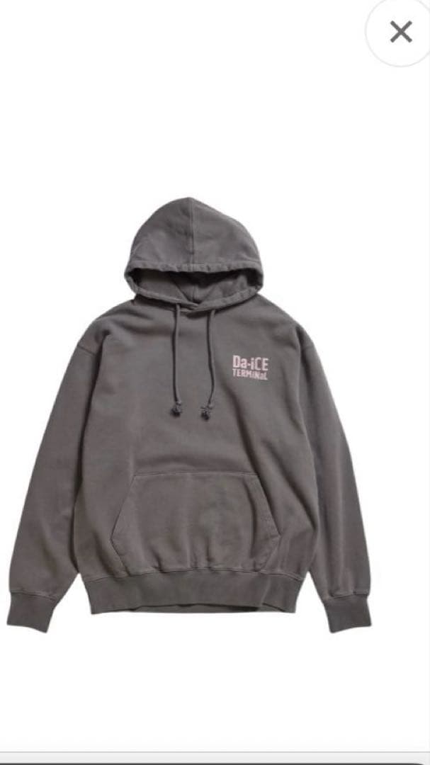 ミュージシャン Da-iCE Fade Pull Hoodie(charcoal)