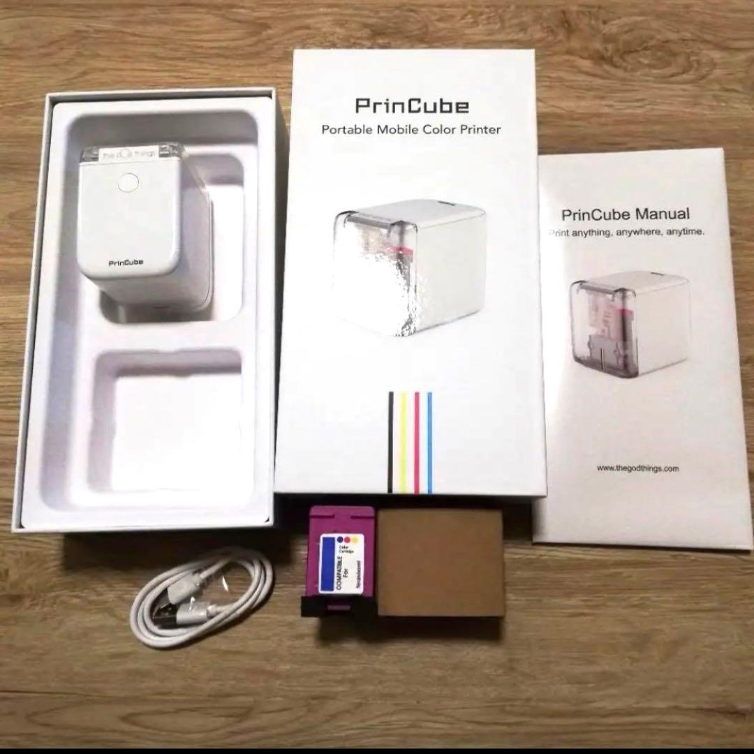 PrinCube ハンドプリンター プリンキューブ プリンター お手軽 印刷
