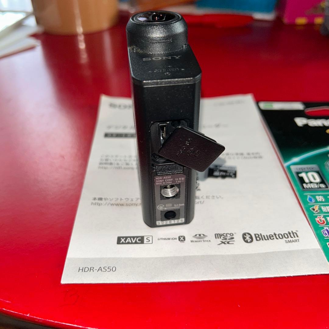 ソニー　HDR-AS50　アクションカメラ　SDカード付き