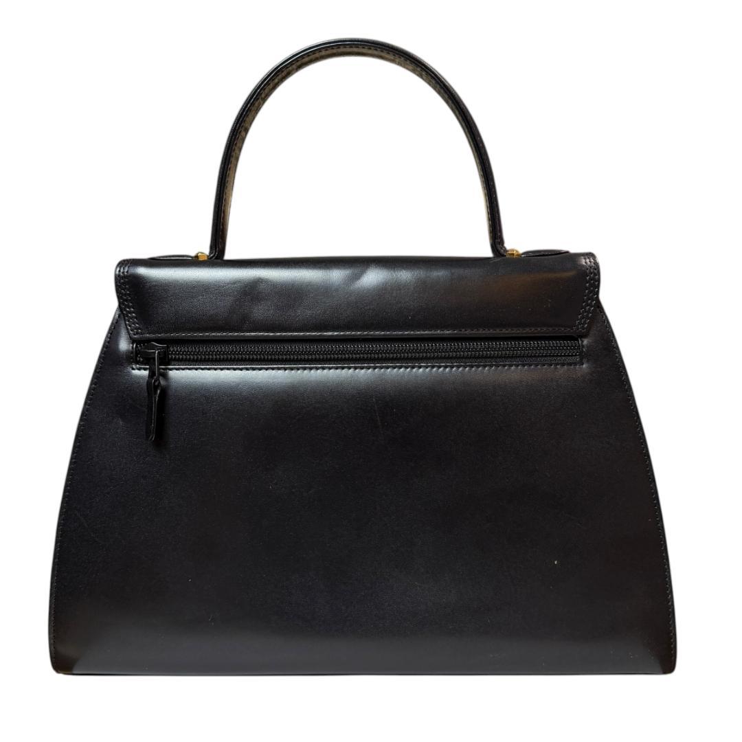 美品 GIVENCHY 3468 ハンドバッグ トップハンドル レザー 4Gロゴ