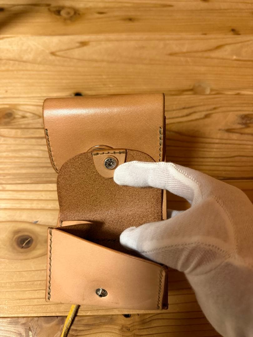 LIFE leather worksコンパクトレザーウォレット
