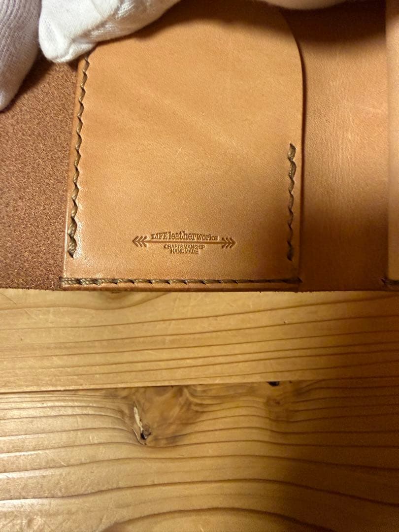 LIFE leather worksコンパクトレザーウォレット