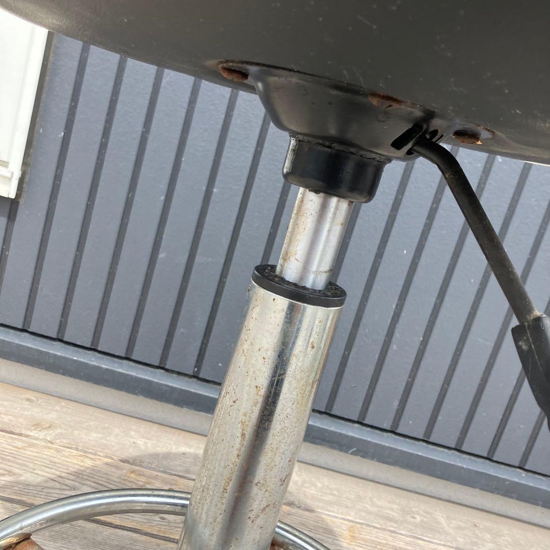 インダストリアル 工業系 回転式スツール ワークチェア キャスター付き